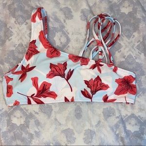 CUPSHE Floral Bikini Top
